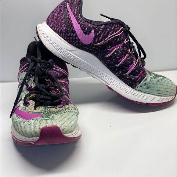Nike - Air Zoom Elite 8 Mint Purple Black Running Shoes - Women 8 - Picture 4 of 10